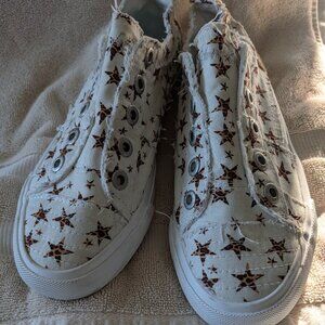 Blowfish Malibu City Kitty  Star Cheetah Print Stars  Tennis Shoes  Size 8B  NWT